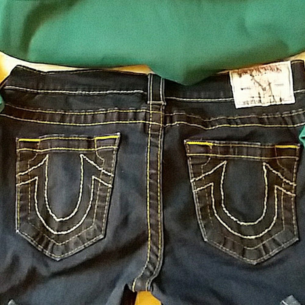 SOLD TRUE RELIGION size 27X28 Casey jeggings - Picture 2 of 11